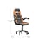 Flash Furniture Orange LeatherSoft Gaming Chair - Skate Wheels CH-00095-OR-RLB-GG - alternate 8